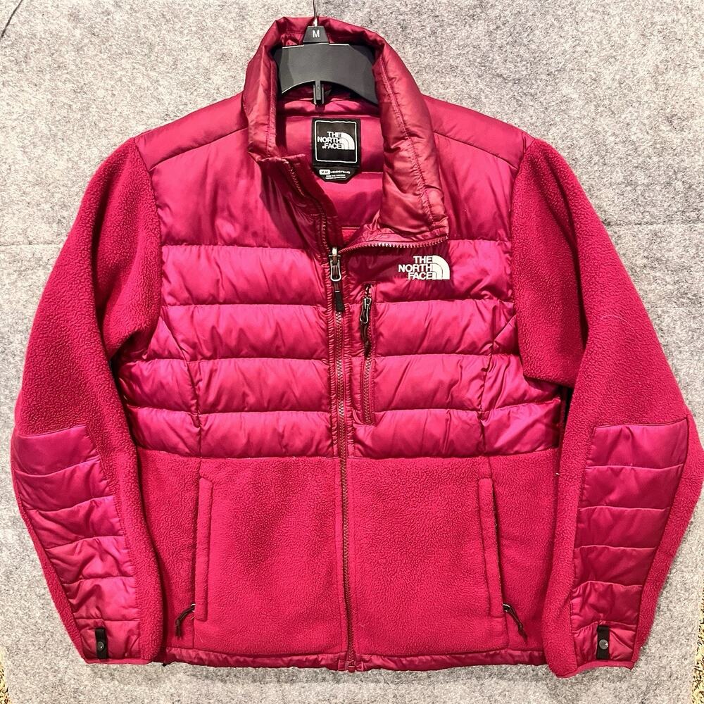 The‎ North Face Fleece Down Fill 550 Insulated Jacket Women Size MD Full Zip